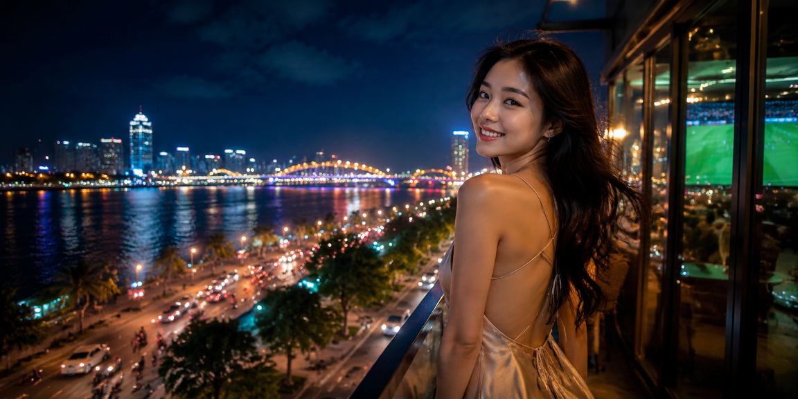 Người dùng thư giãn tại bãi biển Đà Nẵng, cân bằng cuộc sống và giải trí có trách nhiệm