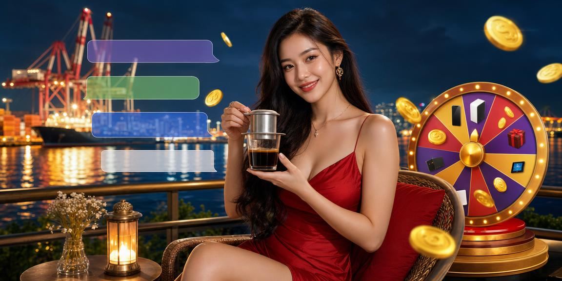 Người dùng kiểm tra kết quả rút thưởng tại quán cà phê Hải Phòng